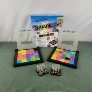Mindware 2009 Green Box SQUARE UP! Tile Strategy Puzzle Race Game Complete